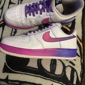Nike Air Force 1 low gradient vast grey hyper grape